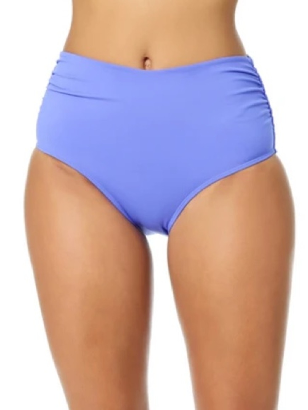 🆕 Anne Cole Women’s High-Waist Convertible Periwinkle Blue Bikini Bottoms Size L